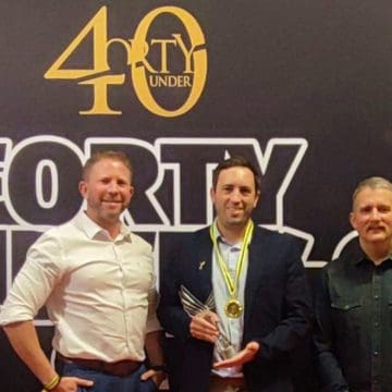 Glenwood’s Cameron Service wins Forty under 40 Award