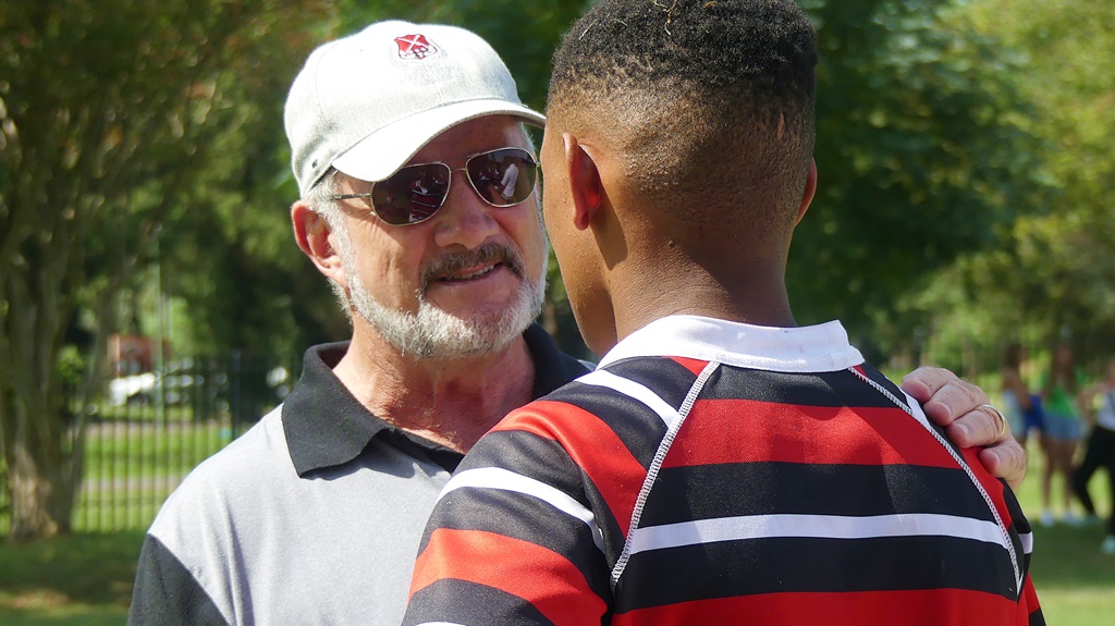 A very successful rugby coach, who once led Western Province to the national under-17 title and also coached in New Zealand NPC, Chris Luman takes a close interest in Maritzburg College's rugby at all levels. (Photo: Brad Morgan) 