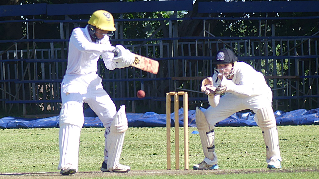 Star batsman Semal Pillay helped steer DHS to victory in the 1st XI match on Van Heerden Field. (Photo: Brad Morgan)