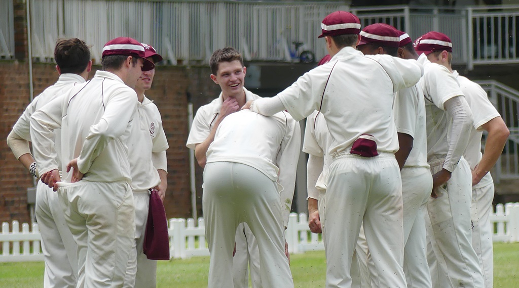 A solid performance in the field set up the Kearsney 1st XI for a comfortable win over DHS. (Photo: Brad Morgan)