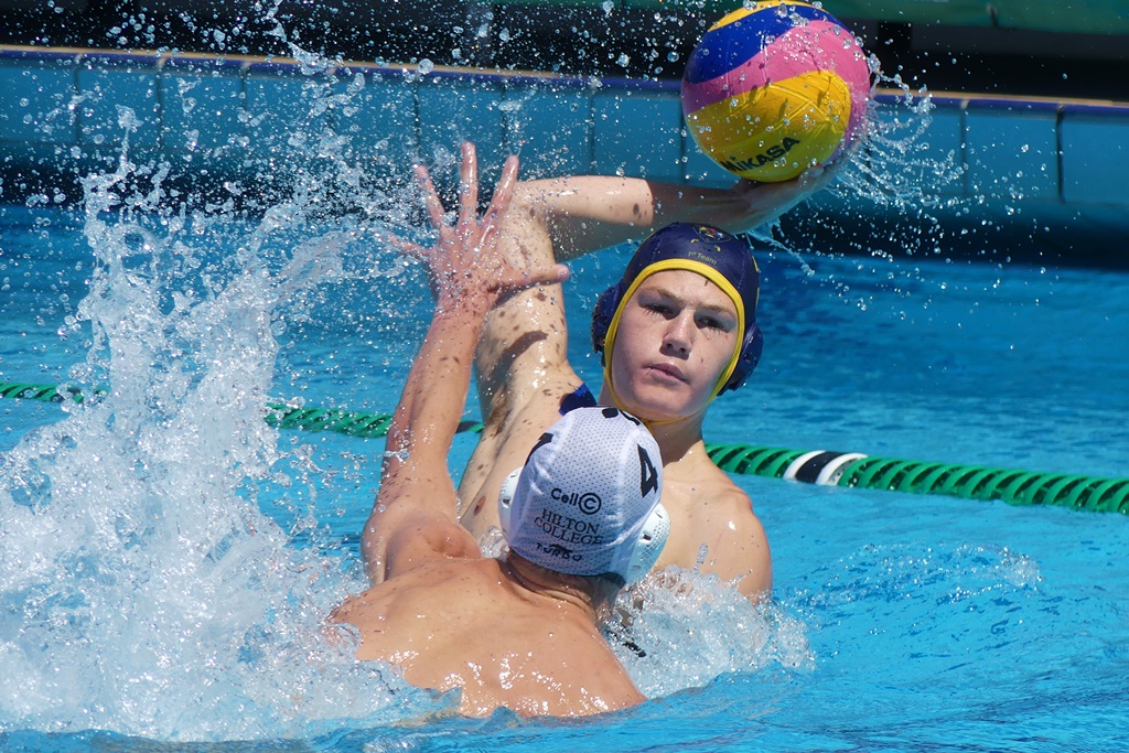 DHS ran into a clinical Hilton College team and were convincingly beaten on day two of the KZN Top 10 Water Polo Tournament. (Photo: Brad Morgan)