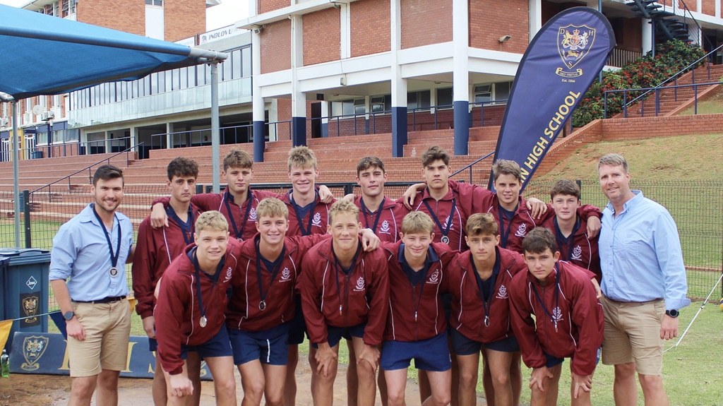 It's smiles all round for Kearsney College after an outstanding showing at the DHS Nick Rey under-16 Water Polo Tournament.