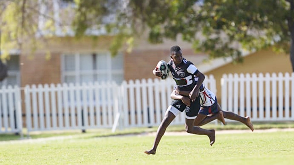 Always in the action, Sphe Nxumalo takes the game to the opposition.