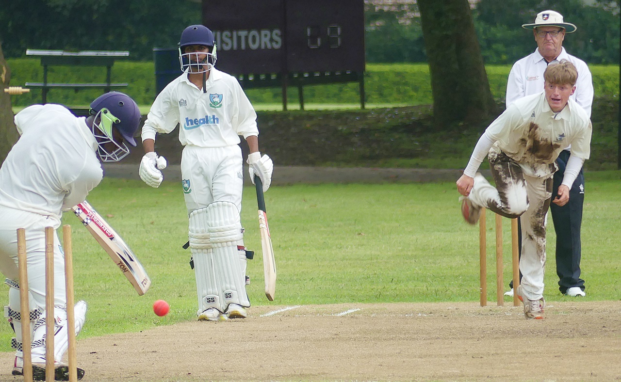 A wicket and also a win for St Alban's against St John's (Harare).