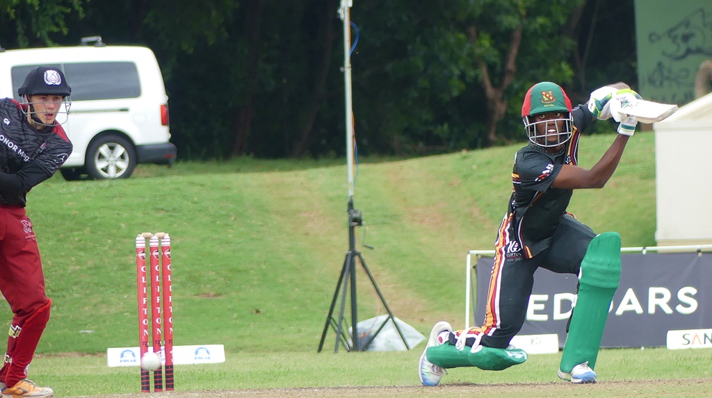 Glenwood captain Ntando Soni almost steered his team to victory, with the highest score of the match, but Maritzburg College pulled off a miraculous comeback. (Photo: Brad Morgan)