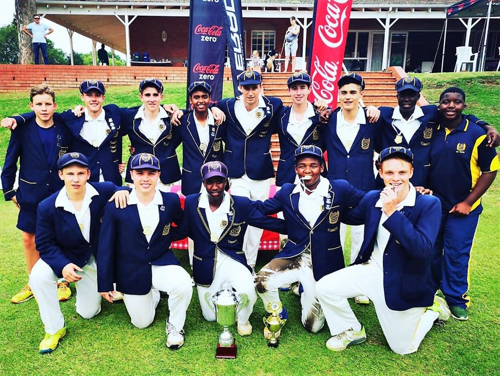 Smiles all round after Saints won the KZN Inland T20 title at Michaelhouse.