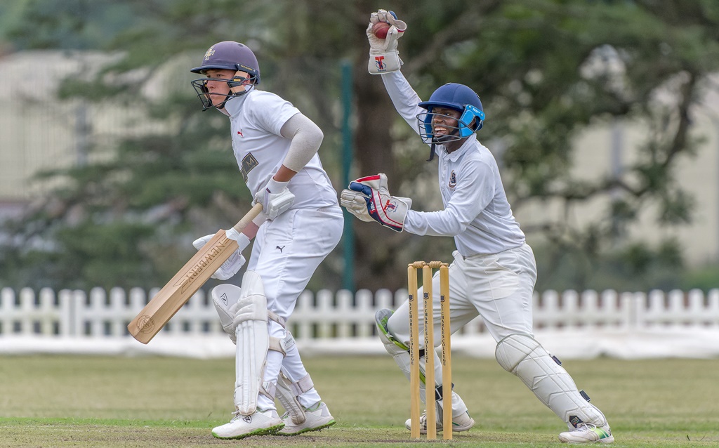 Wicketkeeper Kwanele Nqayi appeals. (Photo: Justin Waldman Sports Photography)