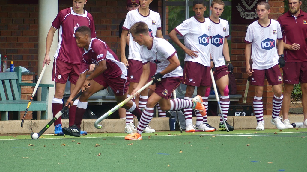 An 1-1 draw was a fair reflection of the game between Kearsney College and Paul Roos Gimnasium. (Photo: Brad Morgan)