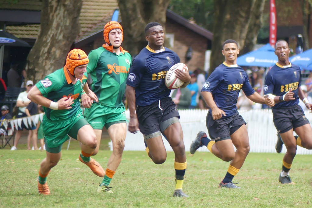 DHS put together some beautiful flowing rugby, which left Rustenburg chasing shadows. (Photo: Brad Morgan)