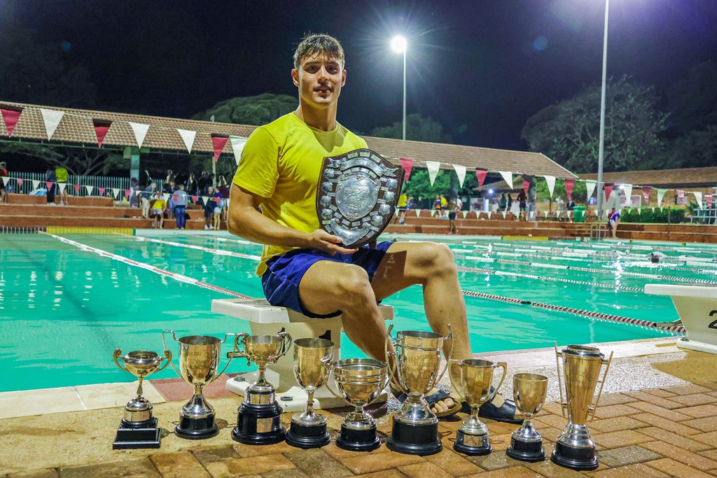 The best swimmer at Kearsney College? Every picture tells a story (Photo: Hannah Shirley)