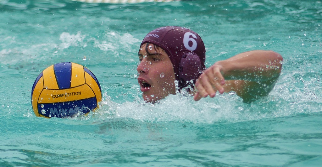 The team aspect of water polo is a welcome change for the solo nature of competitive swimming for Luca Sandri. (Photo: Brad Morgan)