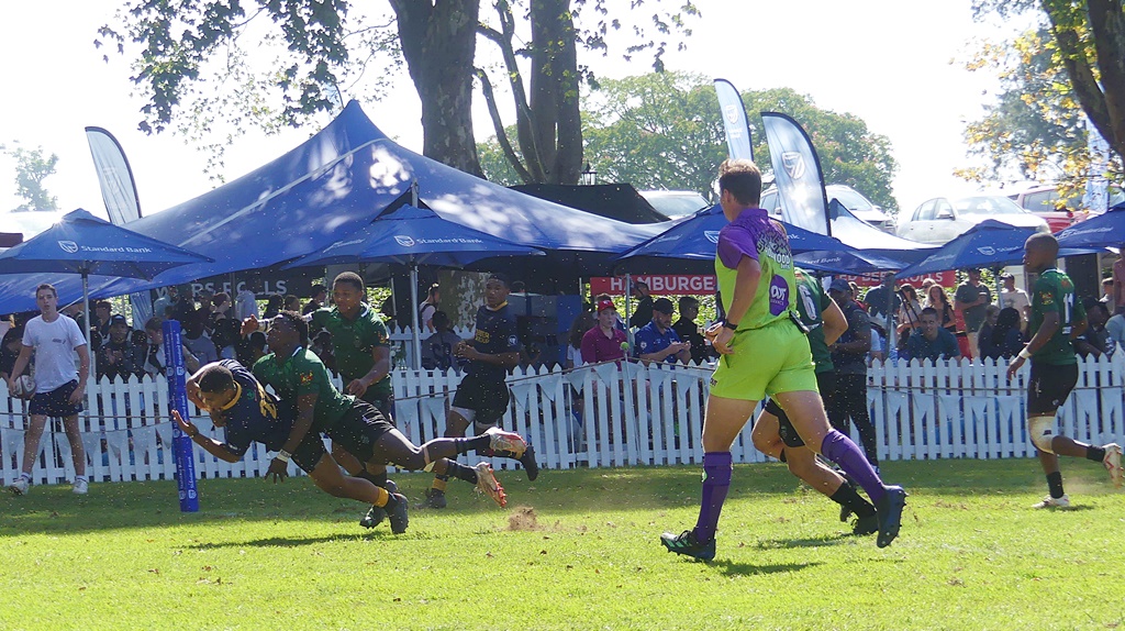 DHS crossed for three tries in each half to power their way to a third assertive win on the trot at the Kearsney Easter Rugby Festival. (Photo: Brad Morgan)