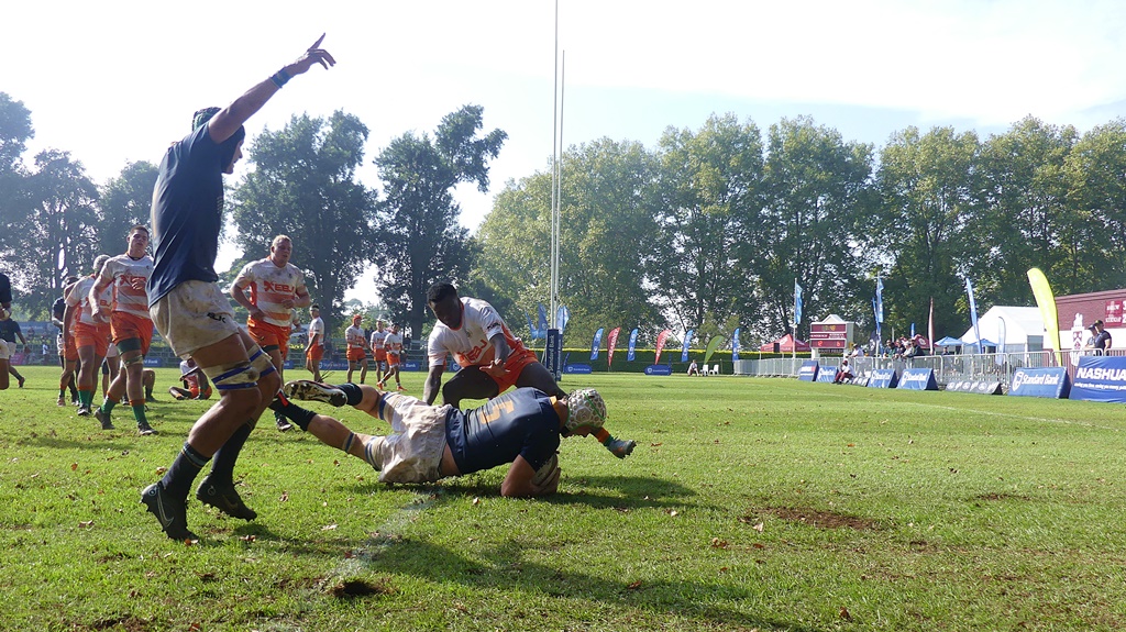 Rondebosch lock and captain Tom Barnard was one of four try scorers for the Cape Town school. (Photo: Brad Morgan)