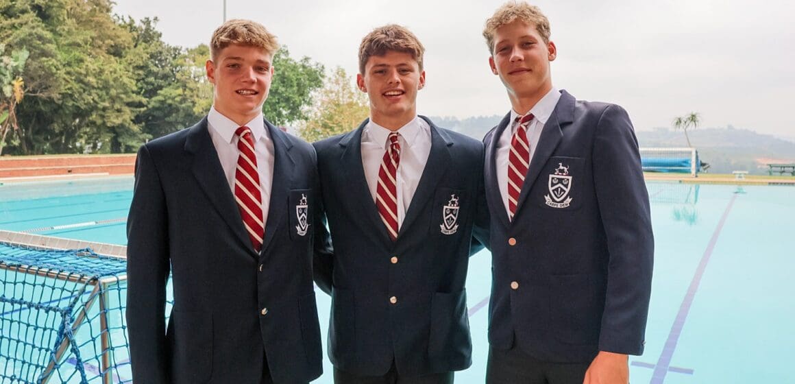 Two from Kearsney, one from Clifton, in SA u16 Water Polo Team