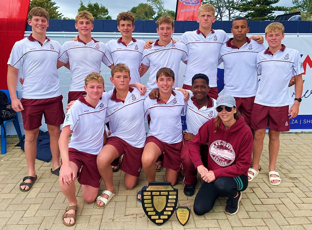 Kearsney's exceptional sportsmanship was recognised when they were presented with the Keith Richardson Shield for Sportsmanship.